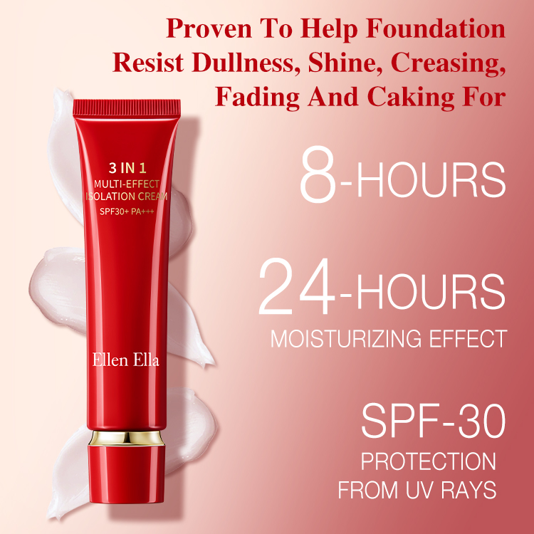 Christmas Big Sale!Buy Now Get Gift!ELLEN ELLA 3 IN 1 Multi-Effect lsolation Cream-1 Bottle Worth 3 Bottles=Makeup Primer+Sunscreen+Tone Up Cream